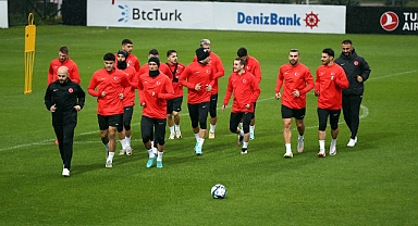 A Milli Futbol Takımı, Almanya ve Galler maçlarının hazırlıklarına başladı