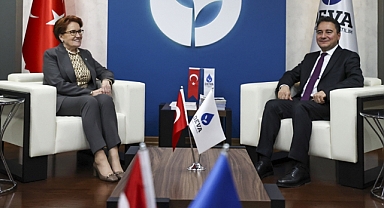 Akşener'den DEVA Partisi Genel Başkanı Babacan'a taziye ziyareti