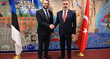 Bakan Fidan, Estonya ve Arnavutluk Dışişleri Bakanlarıyla görüştü