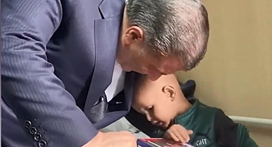 Bakan Koca, Gazzeli kanser hastası çocukları ziyaret etti