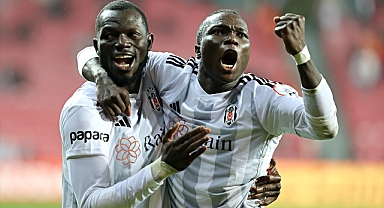 Beşiktaş, Samsunspor deplasmanında 3 puanı 2 golle kaptı