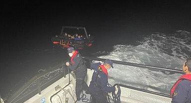 Bodrum açıklarında 56 düzensiz göçmen kurtarıldı