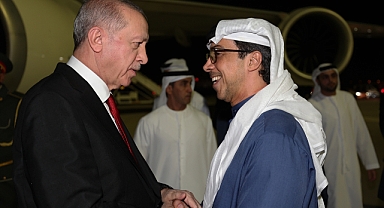 Cumhurbaşkanı Erdoğan, Birleşik Arap Emirlikleri'ne geldi