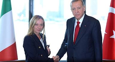 Cumhurbaşkanı Erdoğan, İtalya Başbakanı Meloni ile görüştü