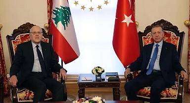 Cumhurbaşkanı Erdoğan, Necip Mikati ile görüştü