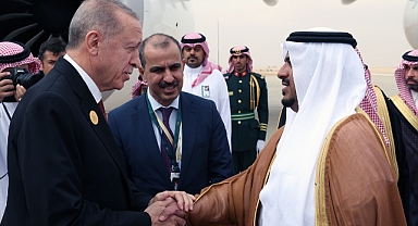 Cumhurbaşkanı Erdoğan Suudi Arabistan'a vardı