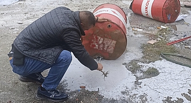 Düzce'de uçan balon dolum deposunda denetim; 'asetilen' gazına rastlandı
