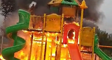 Gaziantep'te çocuk parkının yakılmasında 9 PKK şüphelisine gözaltı