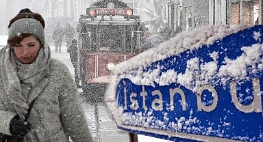 İstanbul'a kar geliyor
