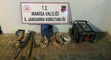 Kaçak kazı yapan 6 şüpheli suçüstü yakalandı