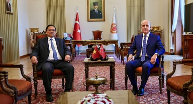 Numan Kurtulmuş, Vietnam Başbakanı Chinh ile TBMM'de görüştü