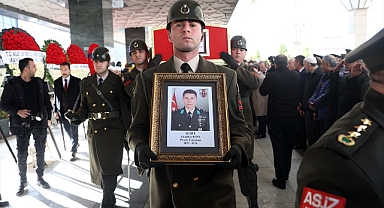 Şehit Piyade Üsteğmen Ankara'da son yolculuğuna uğurlandı