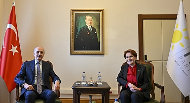 TBMM Başkanı Kurtulmuş, İYİ Parti lideri Akşener ile görüştü