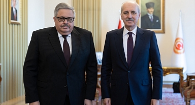 TBMM Başkanı Kurtulmuş, Rusya'nın Ankara Büyükelçisi Yerhov'u kabul etti