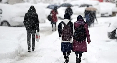 Zonguldak'ta okullar tatil edildi
