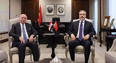 Bakan Fidan, Iraklı mevkidaşıyla bir görüşme gerçekleştirdi