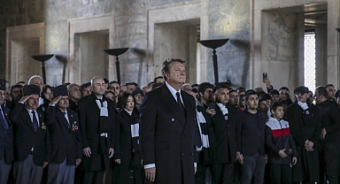 Beşiktaş'ta yeni yönetimden Anıtkabir'e ziyaret