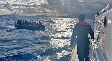 Bodrum açıklarında 136 düzensiz göçmen ele geçirildi