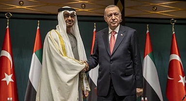 Cumhurbaşkanı Erdoğan BAE lideri Al Nahyan ile görüştü