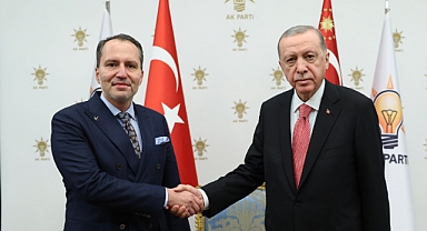 Cumhurbaşkanı Erdoğan, Fatih Erbakan’la görüştü