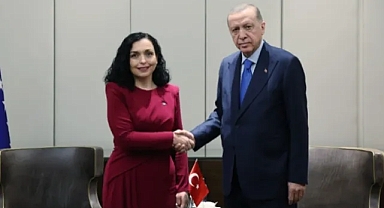 Cumhurbaşkanı Erdoğan, Kosova Cumhurbaşkanı Osmani-Sadriu ile görüştü
