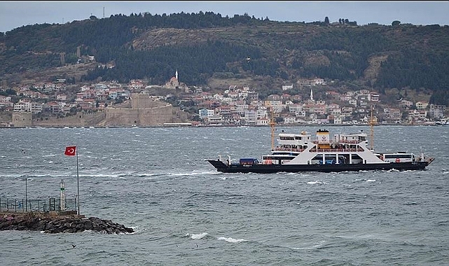 Gökçeada'ya yapılacak feribot seferleri iptal edildi