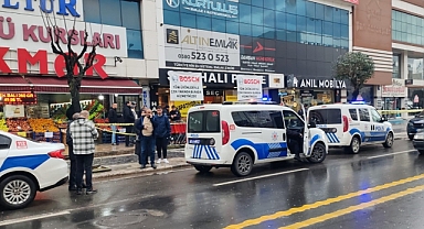 Karı koca arasında çıkan tartışma sonrası iş yerine silahla ateş edildi