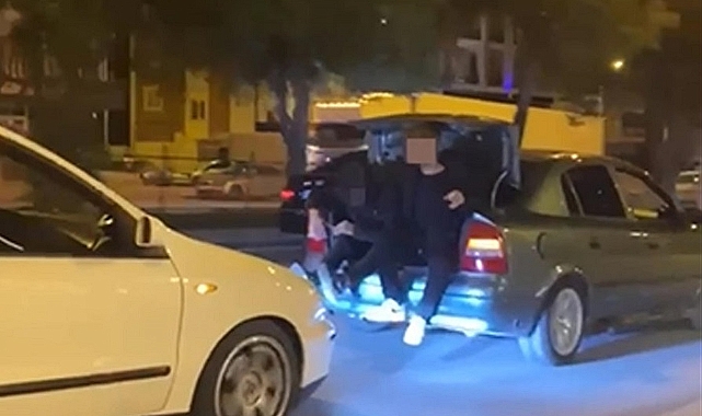 Otomobilin bagajında tehlikeli yolculuğa ceza yağdı