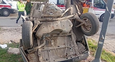 Samsun'da feci kaza: Otomobil yolcu otobüsüyle çarpıştı; 2 kişi öldü