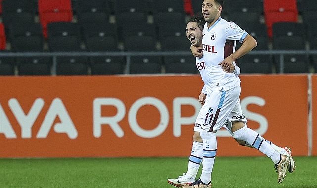 Trabzonspor 3 puanı 3 golle almayı başardı