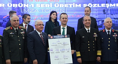 Yerli hava savunma füzeleri için seri üretim sözleşmesi imzalandı