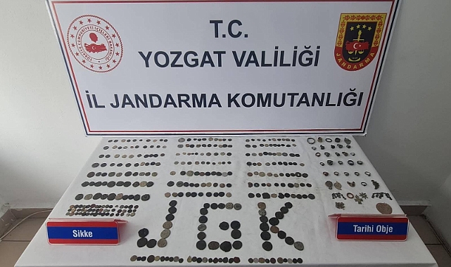 Yozgat'da 377 parça tarihi eser ele geçirildi