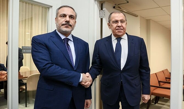 Bakan Fidan, New York'ta Rus mevkidaşı Lavrov ile görüştü