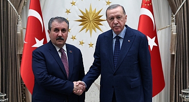 Cumhurbaşkanı Erdoğan, BBP Genel Başkanı Destici'yi kabul etti