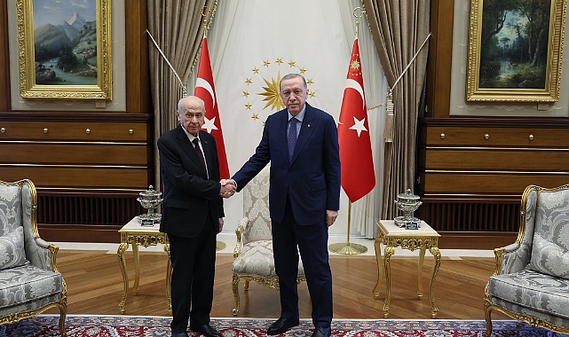 Cumhurbaşkanı Erdoğan, Devlet Bahçeli ile görüştü