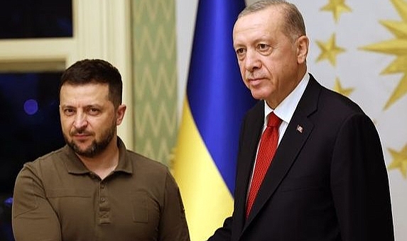 Cumhurbaşkanı Erdoğan, Zelenskiy ile görüştü