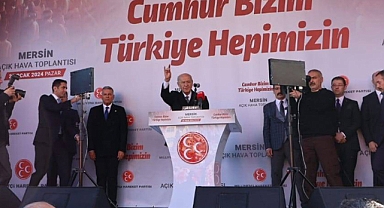 Devlet Bahçeli'den Mersin'de gövde gösterisi!