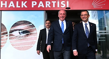 Özgür Özel Muharrem İnce görüşmesi sona erdi