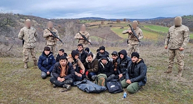 Edirne'de 1 haftada 157 kaçak göçmen ile 5 organizatör şüphelisi yakalandı
