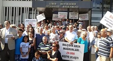 50 yıldır süren mücadele: Balçova arsa mağdurları rant değil, hak istiyor!