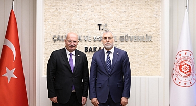 ATO Başkanı Gürsel Baran, Bakan Vedat Işıkhan'ı ziyaret etti: Baran'ın Işıkhan'dan meslek liseleri ile ilgili isteği dikkat çekti!