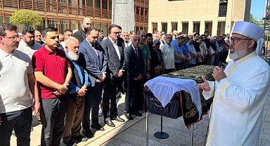 DİTİB kurucularından Abdullah Uzunalioğlu'nun eşi son yolculuğuna uğurlandı