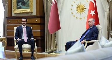 Erdoğan, Katar Emiri Al Sani ile görüştü