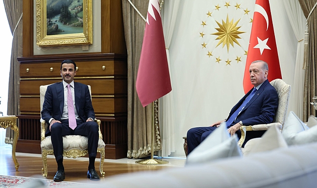 Erdoğan, Katar Emiri Al Sani ile görüştü