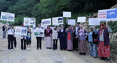 Giresun'da halk, AKP'li milletvekilinin zehir saçan madenine karşı ayağa kalktı