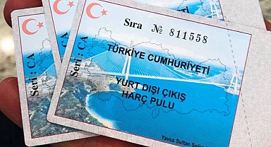 Yurt dışı çıkış harç pulu 500 TL oldu!