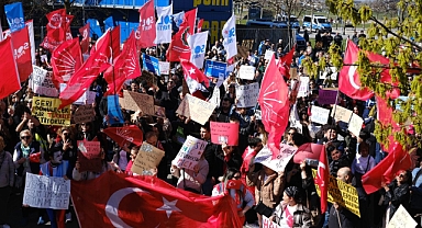 Almanya'da Ekrem İmamoğlu'na destek mitingi