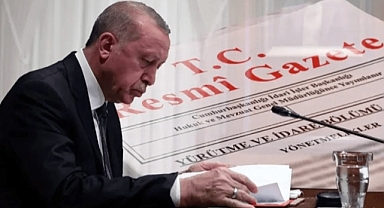 Cumhurbaşkanı Recep Tayip Erdoğan imzasıyla Resmi Gazete'de yayımlandı