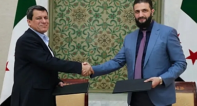 Suriye ile SDG anlaşmaya vardı