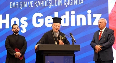 Bartholomeos, İstanbul'da zeytin dalıyla kürsüye çıktı: Taşyapı'nın Şişli projesinde Emrullah Turanlı'nın geliştirdiği konsept proje dünyaya örnek oldu